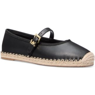 MK Lynn Leather Ballet Espadrille - Black - Michael Kors - EU 40.5