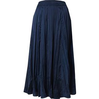 MK Crushed Satin Midi Skirt - Blue - Michael Kors - XL