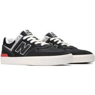 New Balance Unisex NB Numeric 574 Vulc i Sort/Hvid Suede/Mesh, Størrelse 46.5