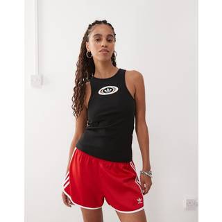 adidas Originals Campus Cut Out Tank Top, Black - XS