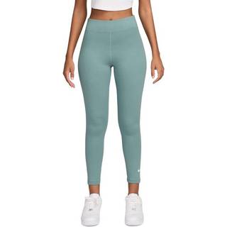 Højtaljede 7/8-Nike Classic-leggings til kvinder - grøn - XXL (EU 52-54)