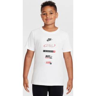 Nike Sportswear Stack T-Shirt Junior, White - 10-12Y