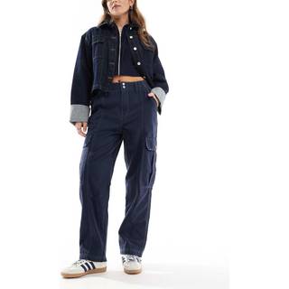 Vans - Canvas Sidewalk Trousers, Woman, Blue, Size: XXL - Blue - XXL