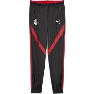 PUMA Egypt Pre-match Woven Pants Men, Sport, Black/Red, M