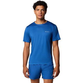 Columbia Columbia Blue Three Pitch Short Sleeve Crew T-Shirt