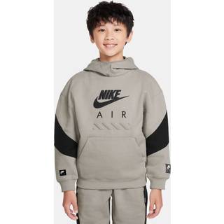 Nike Air-hættetrøje i fleece til større børn - grå - S