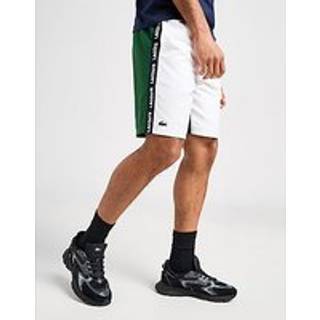Lacoste Colour Block Tape Shorts, White - 3/S