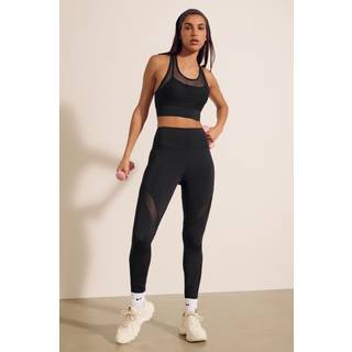 Next Black Mesh Power Active Sports Leggings