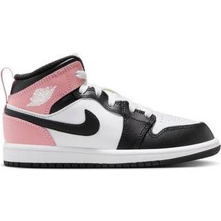 Jordan 1 Mid-sko til mindre børn - hvid - 30