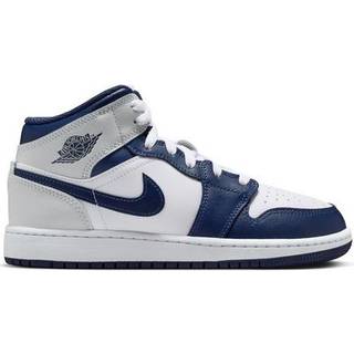 Air Jordan 1 Mid-sko til større børn - hvid - 38