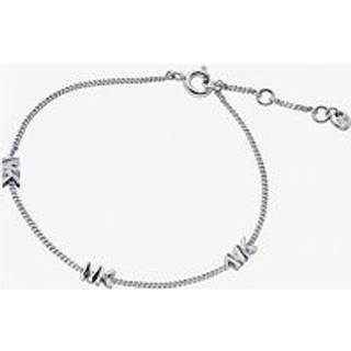 MK Precious Metal-Plated Sterling Silver Logo Bracelet - Silver - Michael Kors - ONE SIZE
