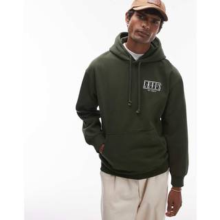 Levis Relaxed Logo Hoodie Green
