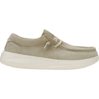 HeyDude Wally COMF Suede Sneaker Herrer størrelse 47 farve beige