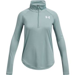 Under Armour Girls' Tech 1/2 Zip Top Junior, Khaki - 12-13Y