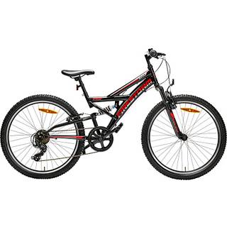 PUCH Firestorm børnecykel 7 gear 24" 2025 - sort (På lager i varehus)