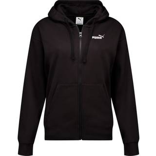 PUMA ESS Small No. 1 Logo Comfort Full-Zip Hoodie Women, Clothing, Black, L