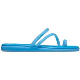 Crocs women Miami Frosted Toe Loop Sandals Tinted Glass 37