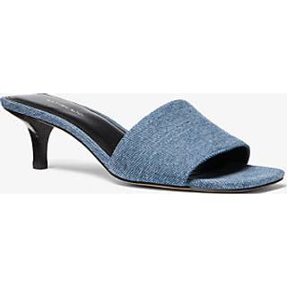 MK Merriam Denim Kitten Heel Sandal - Blue - Michael Kors - EU 36.5