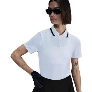 Kortærmet Nike Tour-Dri-FIT-golfpolo til kvinder - hvid - XL (EU 48-50)
