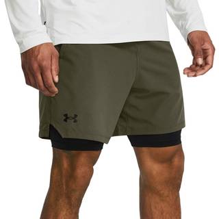 Under Armour Vanish Woven Men's 2-in-1 Shorts Marine OD Green / Black / Black L