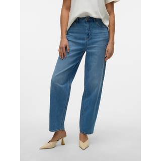 Vmetna Høj Talje Barrel Fit Jeans