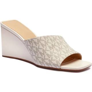 MK Merriam Signature Logo Wedge Sandal - Natural - Michael Kors - EU 35