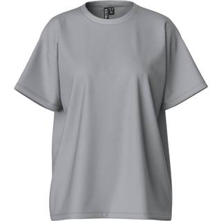 Pieces dame t-shirt PCSKYLAR - Ultimate Grey - M