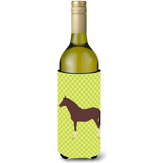 """"Carolines Treasures Engelsk fuldblodshest Gr?n Dekorativ flaske Hugger 750 ml Multicolor""""