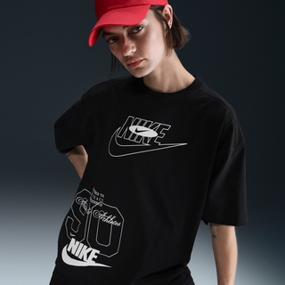 Oversized Nike Sportswear-T-shirt til kvinder - sort - XS (EU 32-34)