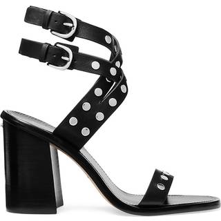 MK Irene Studded Leather Block Heel Sandal - Black - Michael Kors - EU 36.5