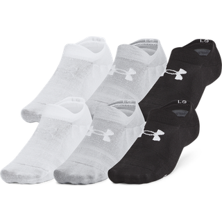 Under Armour Essential Ultra Unisex 6-Pack Low Socks Black / Black / Halo Gray XL