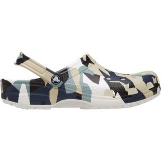 Crocs Crocs Green Classic Geo Camouflage Clogs