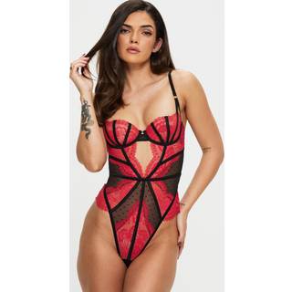 Ann Summers Ann Summers Black Secret Seduction Lace and Spot Mesh Crotchless Body