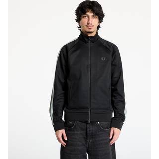 Sweatshirt FRED PERRY Two Colour Tape Track Jacket Black XL - Black - XL