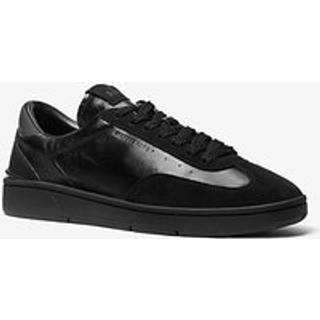 MK Wilton Leather and Suede Trainers - Black - Michael Kors - EU 45