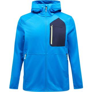 Peak Performance Utility Light Zip Hood Fleecejakke Herrer størrelse XL farve blå