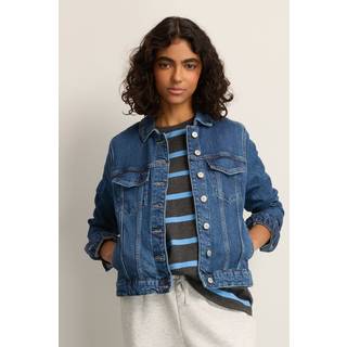 Next Dark Blue Fitted Denim Jacket