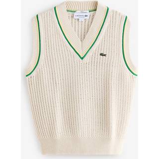 Lacoste Lacoste Cream Sweater Vest