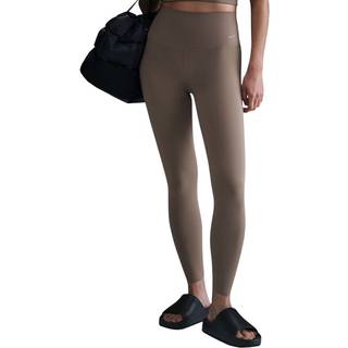 Nike Zenvy-leggings i 7/8-længde med høj talje og let støtte til kvinder - brun - XXL (EU 52-54)