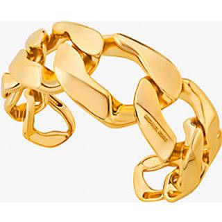 MK Precious-Metal Plated Brass Curb-Chain Cuff - Gold - Michael Kors - ONE SIZE