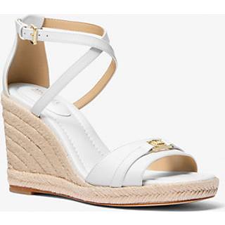 MICHAEL KORS MANDY WHITE WEDGE SANDAL