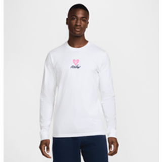 Langærmet Nike Sportswear-T-shirt - hvid