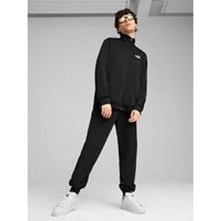 Men's Puma Essentials Poly Suit, Black, Size M, Clothing - Black - M