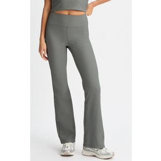 Ribbed R Flare HW Tight W Gunmetal (L)