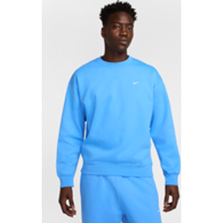 Nike Solo Swoosh-crewtrøje i fleece til mænd - blå