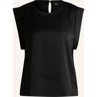 T-shirt uden ærmer i blød satin