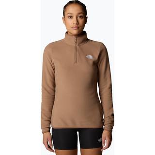 The North Face The North Face Brown Womens 1/4 Zip Glacier Fleece