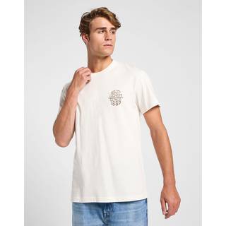Lee Short Sleeve Relaxed Tee Ecru Size M