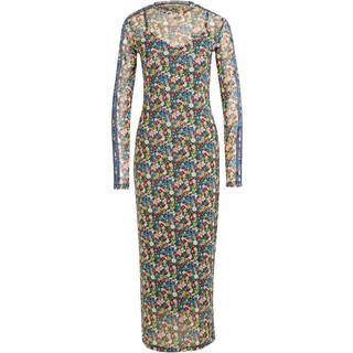 adidas Originals X Liberty London Maxi Dress Multicolor/ Night Indigo XS - Night Indigo - XS