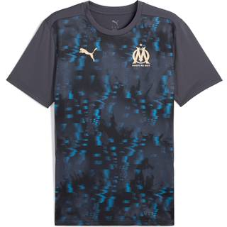 Men&#39;s Puma Olympique de Marseille Pre-match Jersey, Gray, Size 3XL, Sport - Gold - 3XL